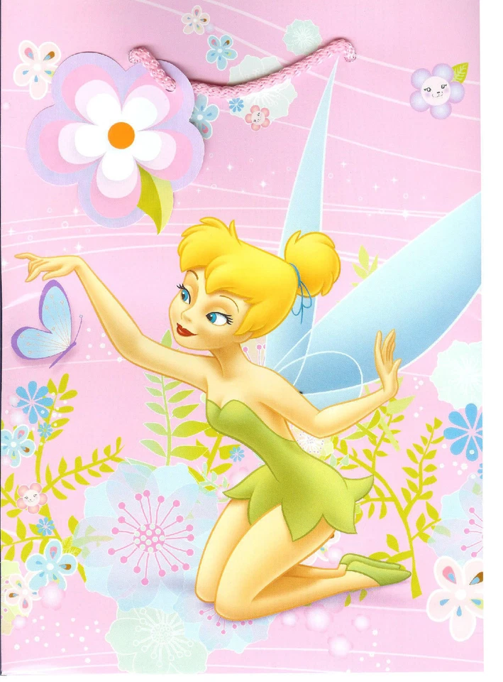 Lote de 10 Bolsas de Regalo Disney Campanilla Hada Surtido Fiesta Favor NUEVO Foto 3 de 4