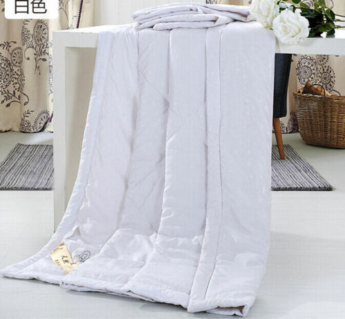 Hot 100% Silk Comforter Mulberry Silk Filled Comforter Silk Duvet Quilt Blanket - Picture 14 of 15