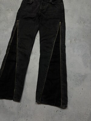 ZARA buggy denim black 古着 中古・古着通販】ZARA (ザラ) バギーデニムパンツ グレー サイズ