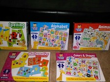  5 Learning Games  Puzzles  Cleaver Kids Brand New In Boxes Ages 3  Up