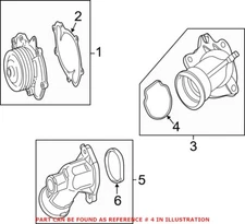 Genuine OEM Engine Coolant Thermostat Gasket For Mercedes 642201078064