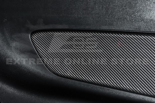For 15-23 Ford Mustang Interior CARBON FIBER Rear Seat Side Board Panel Cover - Picture 8 of 23