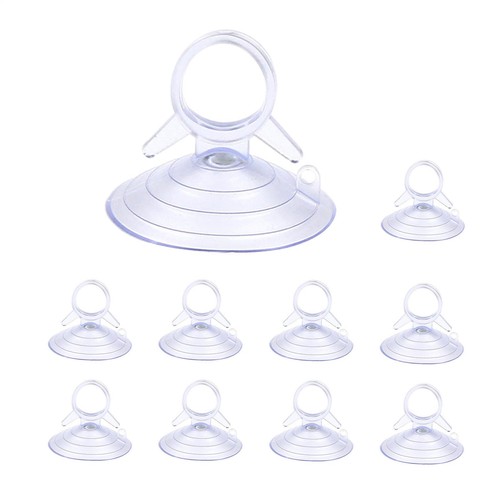 Lot de 10 ventouses pare-brise en verre de voiture pour visière automobile - Photo 10 sur 11