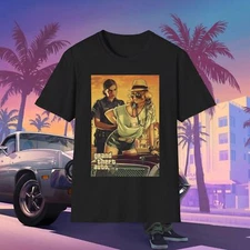 GTA 5 Grand Theft Auto V Leonida Vice City Unisex Softstyle T-Shirt
