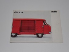FIAT 238 FURGONE CAMIONCINO PULMINO AMBULANZA DEPLIANT BROCHURE PROSPEKT (K26)