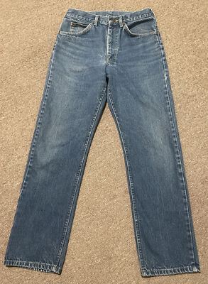 Vintage 70s 30x30 Lee Riders Straight Leg Reg Fit Union Made