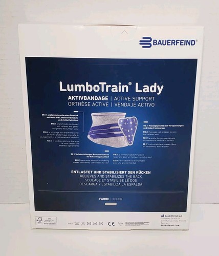 Bauerfeind LumboTrain Lady Active Back Support Stabilizer Womens Size 7 New - Picture 4 of 6
