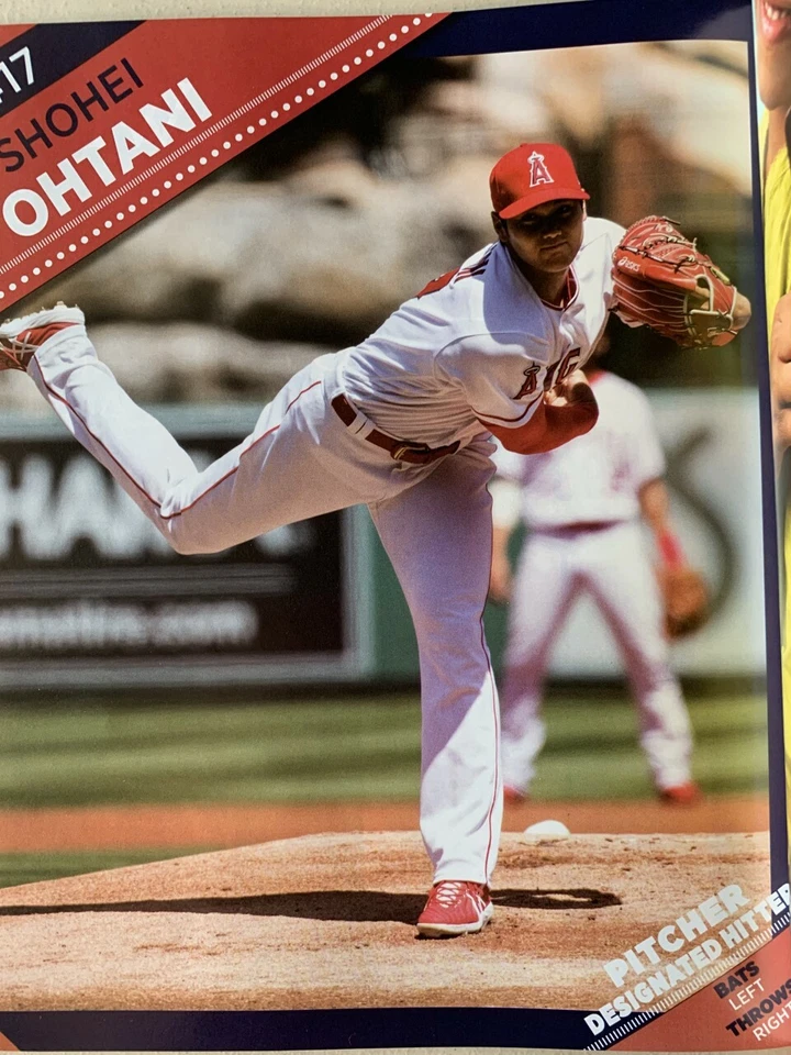 2018 LOS ANGELES LA ANGELS ANAHEIM YEARBOOK SHOHEI OHTANI ROOKIE 50 / 50 CLUB!! - Image 2 of 4