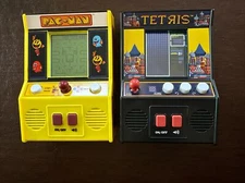 TETRIS Mini Arcade Game Plus PAC-MAN Mini Arcade Game TESTED WORKING