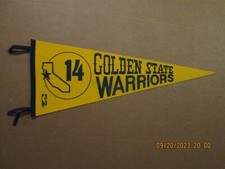 NBA Golden State Warriors Vintage 1970's #14 Thomas Meschery Team Logo Pennant