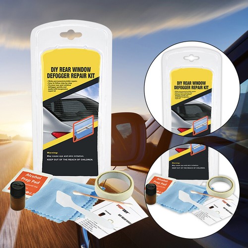 Car Rear Window Defogger Heater Grid Lines Repair Kit for Scratched