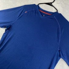 Rhone Shirt Mens Large Blue Sentinel Long Sleeve T Shirt Tech Training Tee