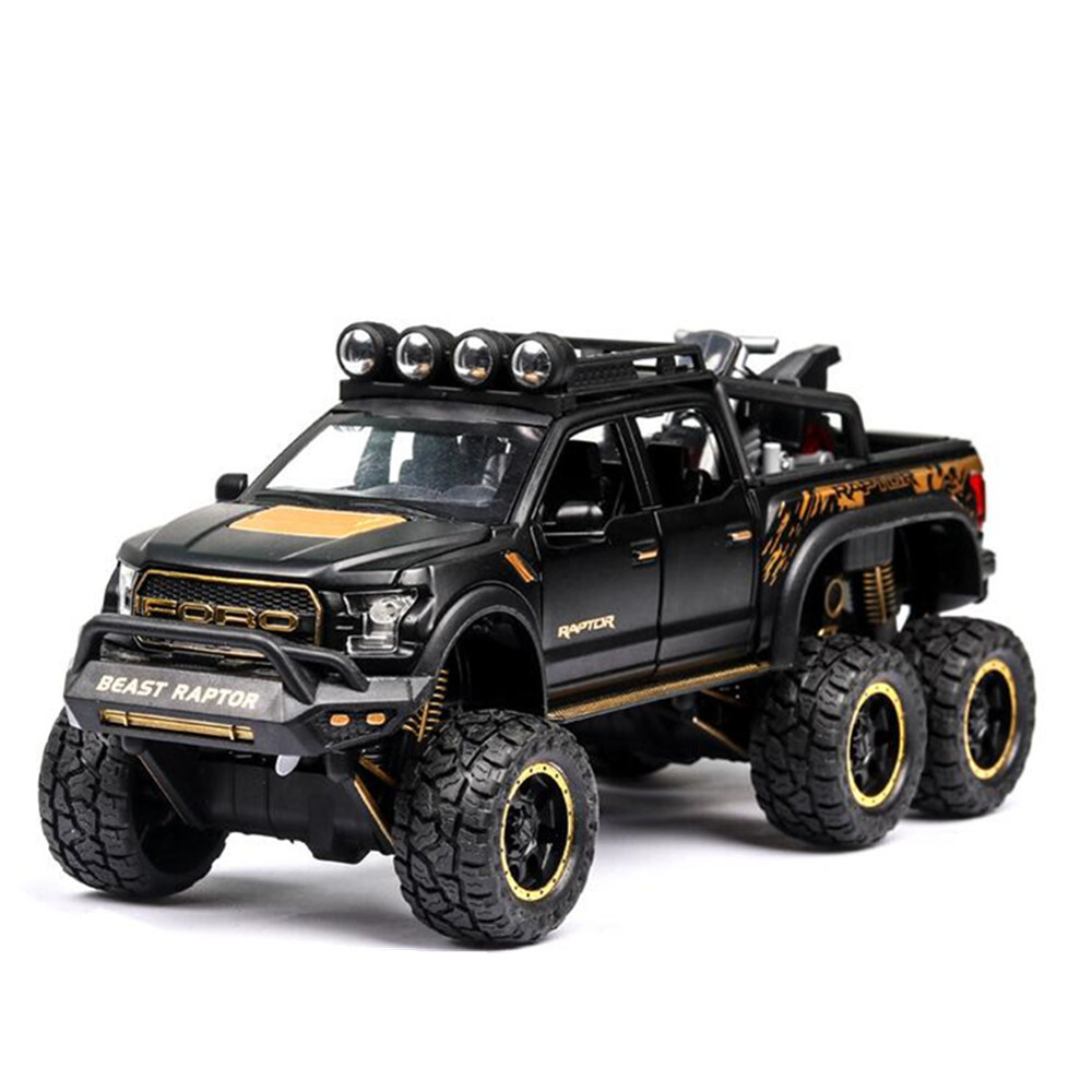 1:24 Ford F-150 Raptor Off Road Car Alloy Model Pull Back 1:24 Ford F-150 Raptor Off Road Car Alloy Model Pull Back