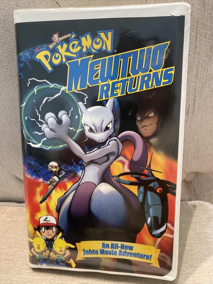 Pokemon: Mewtwo Returns (VHS, 2001, Clamshell Packaging