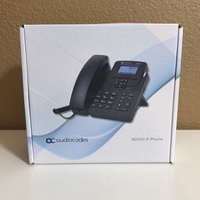 AudioCodes 405HD IP Phone - Corded - Black - 2 x Total Line - VoIP lot of 10