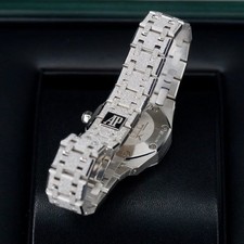 Audemars Piguet Royal Oak Mini' Frosted White Gold 67630BC.GG.1312BC.01 4