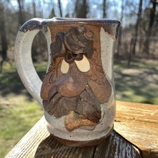 signed studio pottery Studio Pottery Group - Mahon Signed Mug, Brown Glazed Pitcher, Sommer Signed Mug