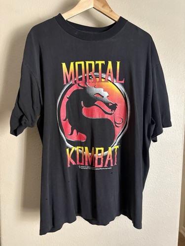Vintage Rare Thrashed Mortal Kombat T-shirt