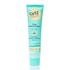 COTZ Face Prime & Protect Non-Tinted Mineral Sunscreen and Facial Primer... 