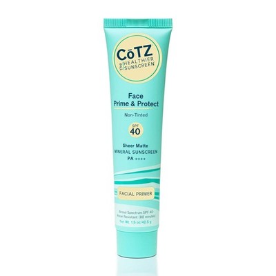 COTZ Face Prime & Protect Non-Tinted Mineral Sunscreen and Facial Primer... 