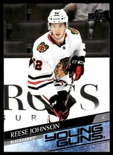 2020-21 Upper Deck Young Guns Reese Johnson Rookie Chicago Blackhawks #725