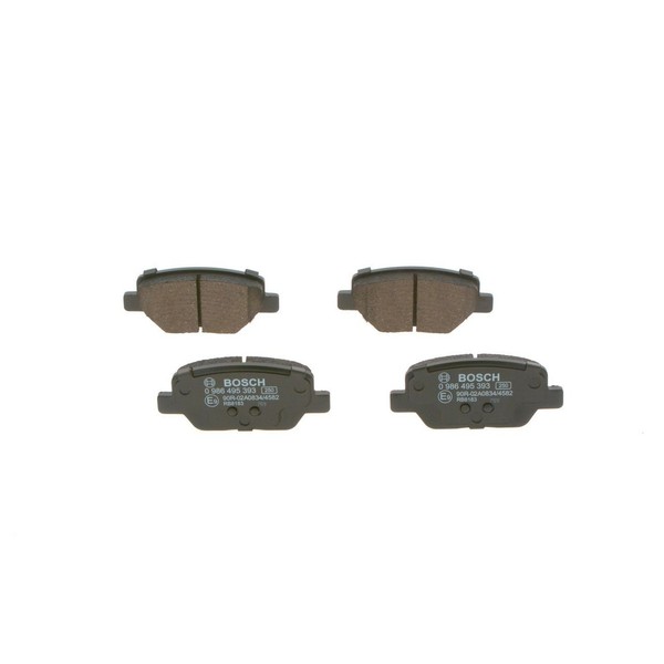 Bosch 0 986 495 393 Bremsbelagsatz, Scheibenbremse-image