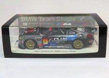 Spark 1/43 2021 SUPER GT BMW Team Studie PLUS #7 Black Gray Mini Car Used