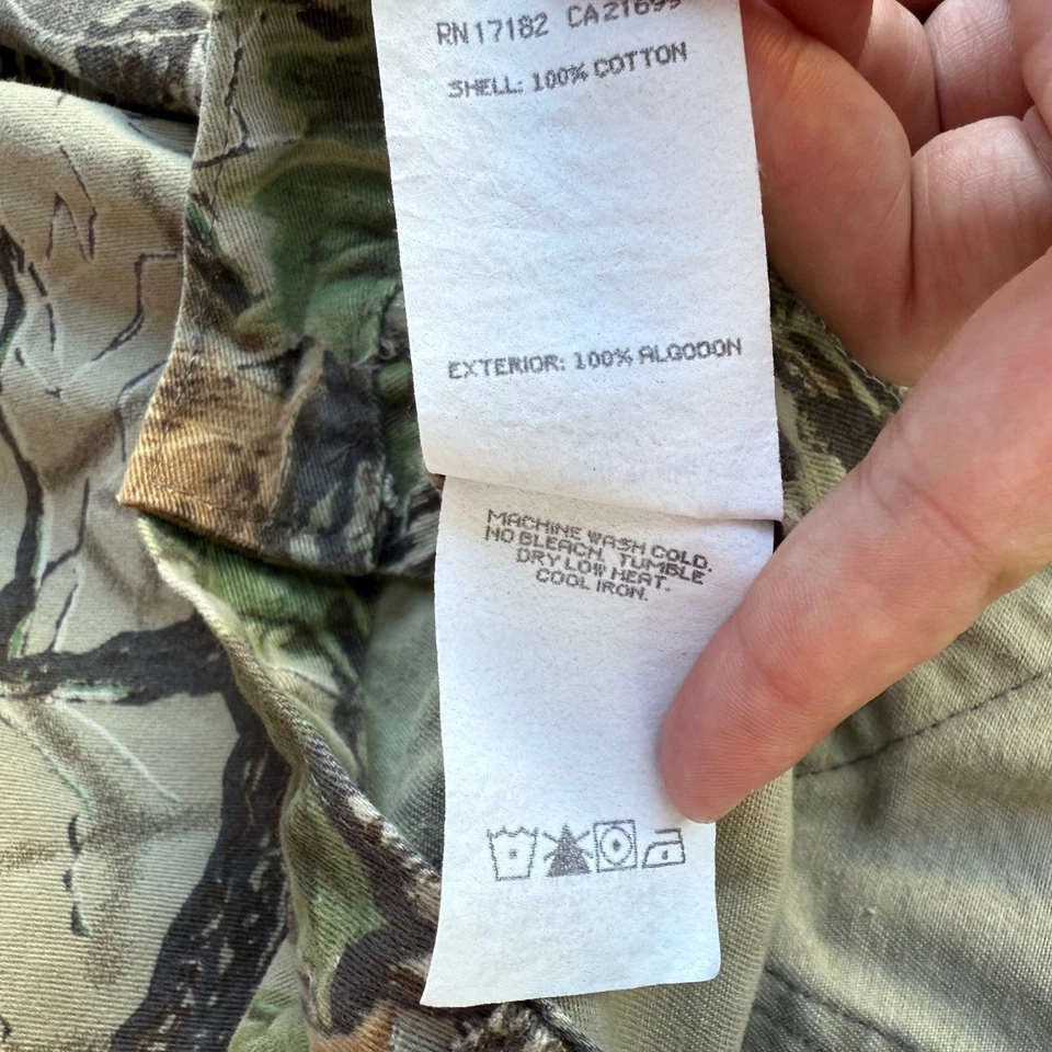 Pantalones de Carga Camuflados Paredes Exterior De Colección Para Hombres Talla XL Rama de Árbol Caza Utilidad EE. UU. Foto 4 de 4
