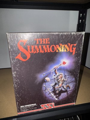 Vintage PC Game: The Summoning Big Box 1992 SSI Rare U.S. Version 3.5'' Disks