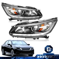 Driveforge For 2013-2015 Honda Accord Wled Drl Halogen Headlights Assembly Driveforge For 2013-2015 Honda Accord Wled Drl Halogen Headlights Assembly
