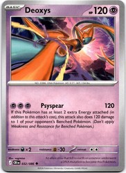 Deoxys 032/086 Chaos Rising Uncommon