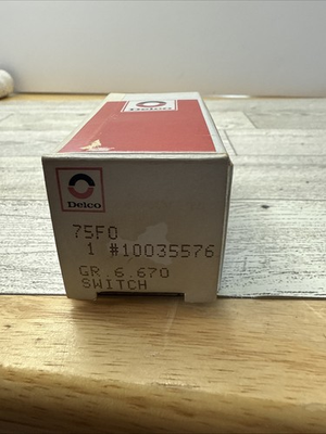 #ad GM 10035576 Oil Pressure Switch NOS $24.50