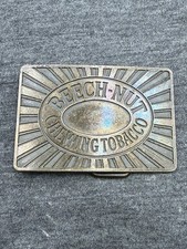Vintage Beech Nut Chewing Tobacco Belt Buckle Tobbaciana Dad Gift