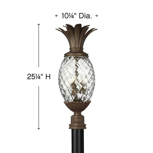 Hinkley Plantation 25" High Copper Bronze Outdoor Post Light - Picture 5 of 5