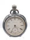 Antique 1881 Illinois Watch Co. Miller, Model 3, 18S 17J Coin Silver Case