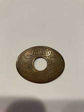 1920s Ludwig Vintage Brass Badge