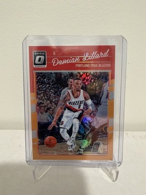 Damian Lillard 2016-17 Panini Optic #131 Orange /199 Trail Blazers