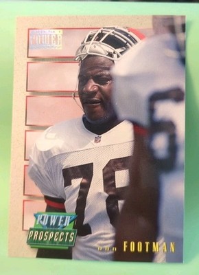 1993 Pro Set Power - Power Prospects Dan Footman #PP52 (RC) - Cleveland Browns 