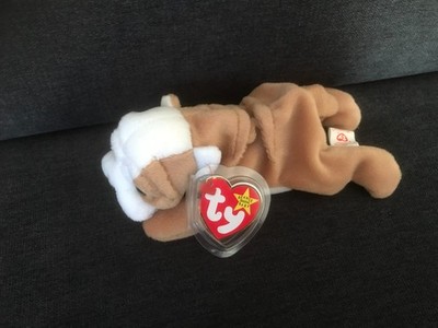 ty Beanie Baby Wrinkles Bulldogge Neu mit Etikett Geburtstag 1.5.1996