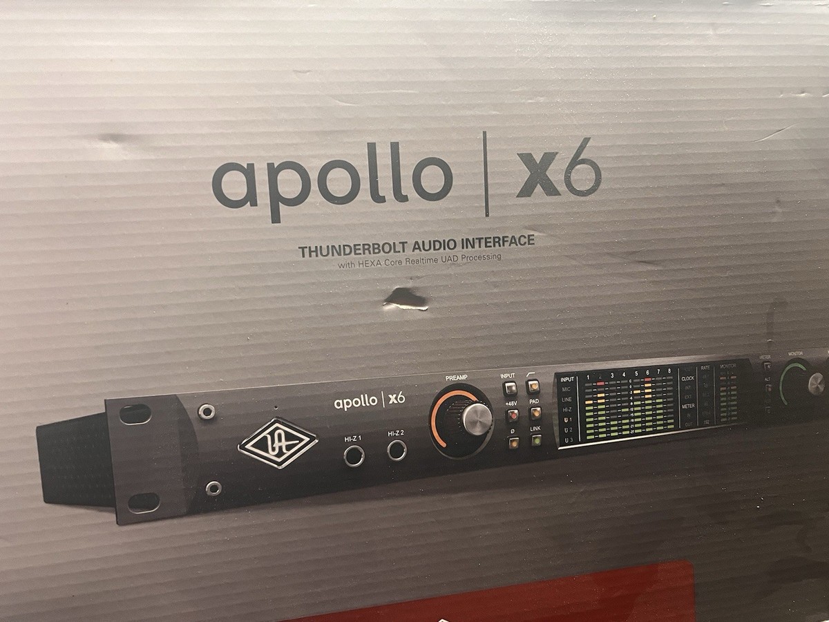 Universal Audio Apollo X6 Thunderbolt 3 Audio Interface and UAD-2