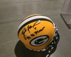 Brett Favre Packers Autograph Signed BFA COA HOF Inscription Mini Helmet +Case