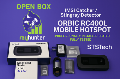 #ad Open Box RayHunter IMSI Catcher Stingray Detector – Orbic RC400L Mobile Hots $89.99