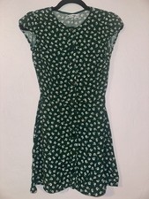 Reformation Rosalinda Dress Women Sz 0 Green Ditsy Floral Party Wedding