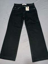 Levi s 550 Relaxed Tapered Leg Jeans Boy s 14 Reg 27 X 27 Black Modified -5385