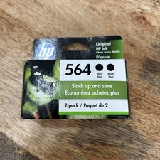 HP 564 (C2P51FN) 2 Black Ink Cartridges Exp 2...