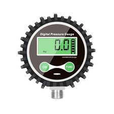 Manometer Digital, 200 PSI, 1/4 Zoll NPT, Gummischutz, Genauigkeit 1%