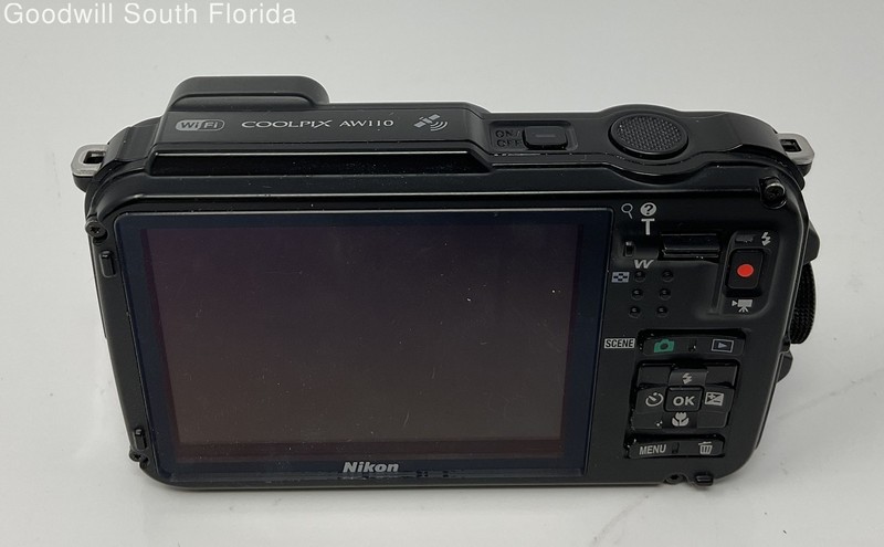 Nikon Coolpix AW110 Orange 16 MP GPS Digital Camera With Case Not Tested NCL