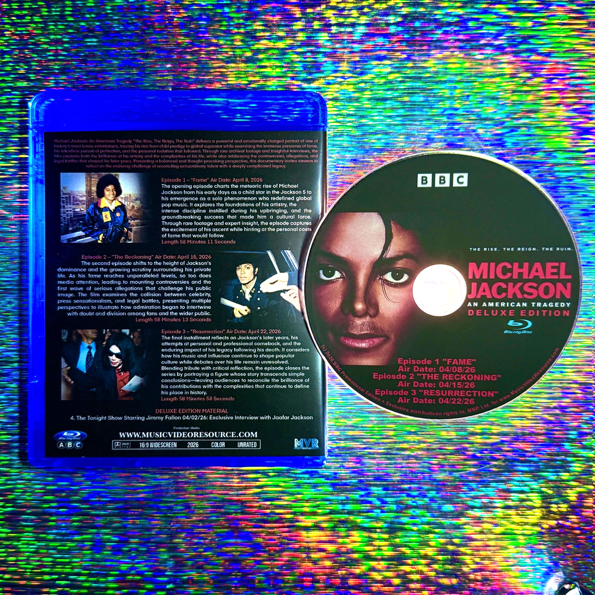 NEW MICHAEL JACKSON AN AMERICAN TRAGEDY BLU-RAY DELUXE EDITION