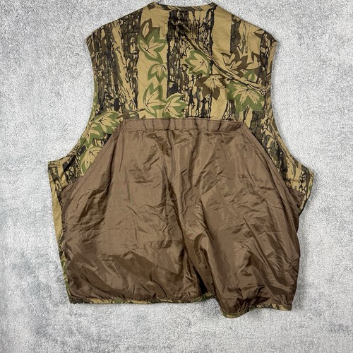 Northwest Territory Vest Mens XL Camo Trebark Hunting Shooting Cargo 90s Vintage - Picture 8 of 11