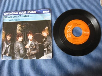 7''Vinyl Single ''The Swinging Blue Jeans - Whole Lotta Trouble + You Win Again''
